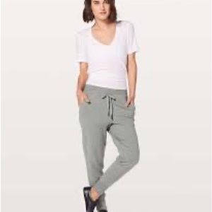 Lululemon Press Pause Jogger II 25.5" Heathered Core Medium Grey